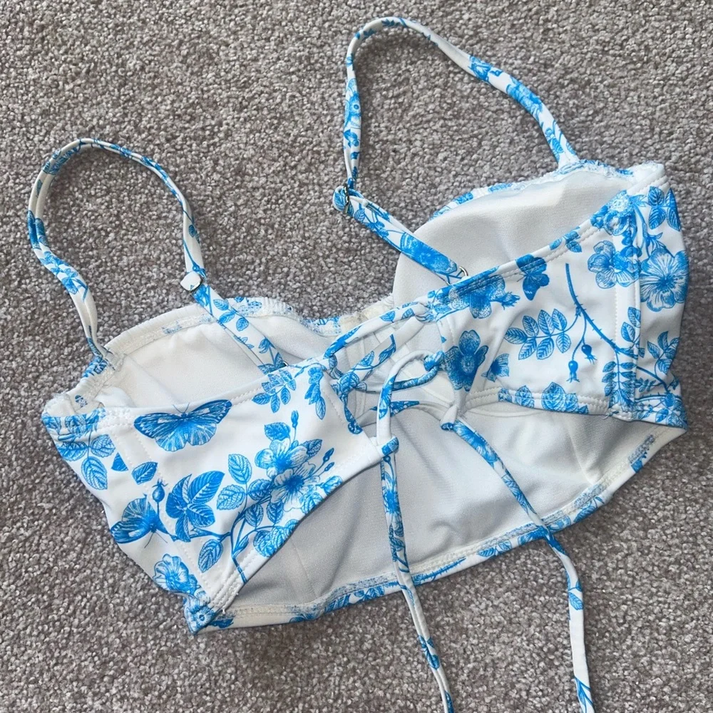 Bathing Suit Corset Top - Picture 4 of 5